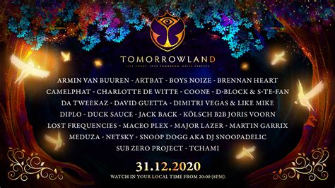 Top live stream fireworks, ball drop, parties, events, hotels and things to do. Tomorrowland announces digital 2021 New Year's Eve celebration