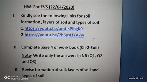 Pis Baroda Std 3 Evs 22nd April 2020 Online Virtual Class Hw