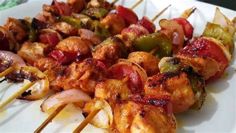 Chicken Shashlik Recipe Vegetable Recipes In English
