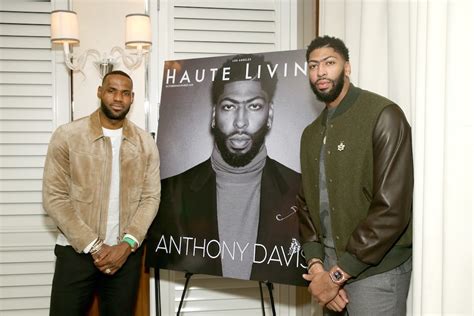 Anthony davis's livelihood is enjoying basketball and it's fairly apparent that his sources of revenue are via anthony davis has rather a large net worth of $40 million. Anthony Davis Celebrates Haute Living Cover With LeBron James