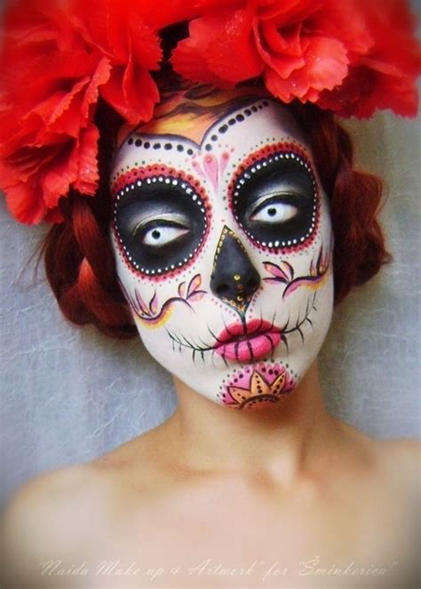 Sugar Skull Makeup That Is Hauntingly Beautiful Halloween Makeup