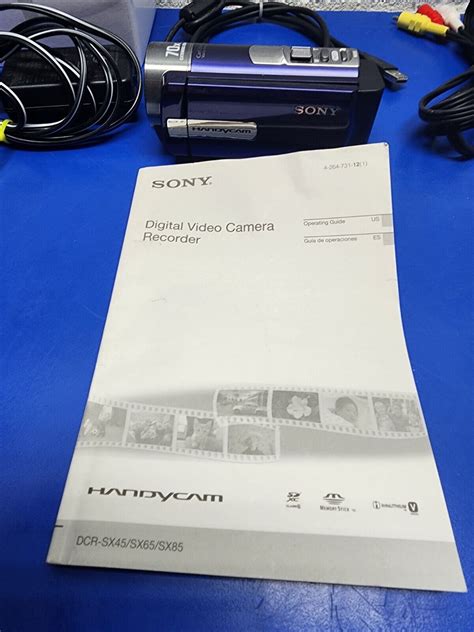 Sony Dcr Sx45 Handycam Digital Video Camera Camcorder W Charger Tested And Works Ebay