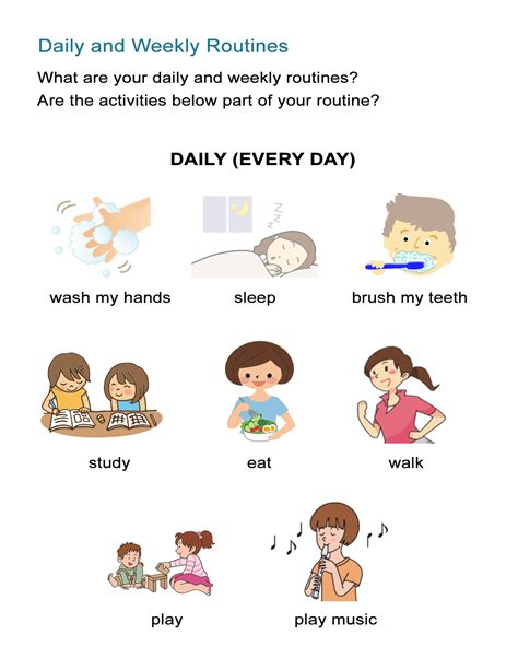 👍 Daily Routine English Sentences Past Tense Habits And Routines 2019