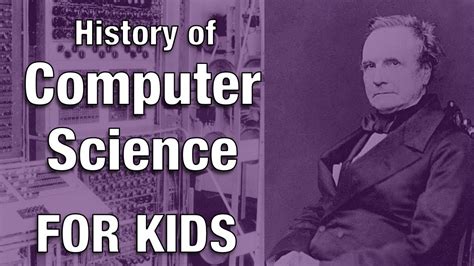 A drawing of a modern desktop computer. History of Computer Science for Kids - YouTube