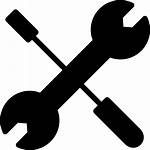 Icon Tools Wrench Screwdriver Crossed Mechanic Reparation