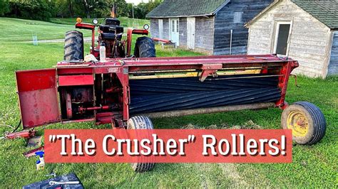 New Holland 489 Haybine Crimping Roller Replacement Youtube