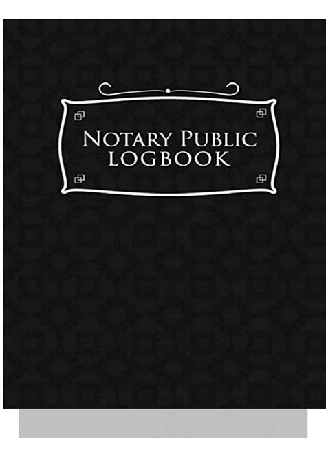 Ebook Notary Public Logbook Notarial Record Book Notary Public Book