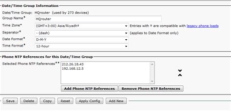Solved Time Not Syncing On Ip Phone 8941 Cisco Community