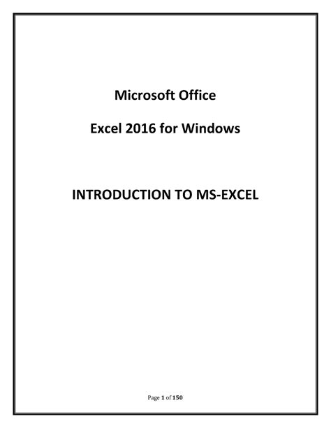 Microsoft Officems Excel 2016 Microsoft Office Excel 2016 For