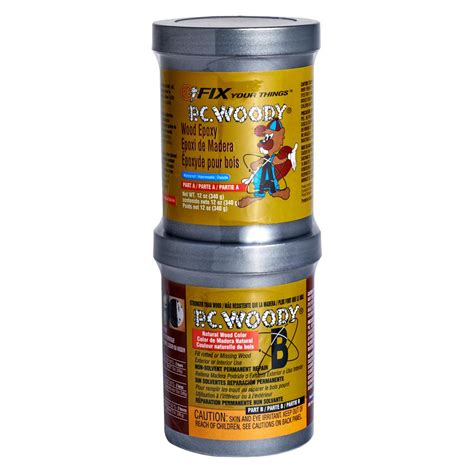 Pc Products 12 Oz Pc Woody Wood Epoxy Paste 163337 The