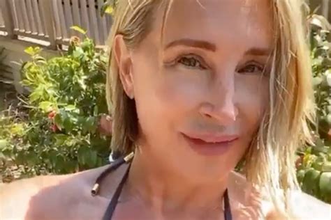 Rhonys Sonja Morgan 57 Almost Slips Out Of Bikini As She Urges People To Follow Her On Onlyfans