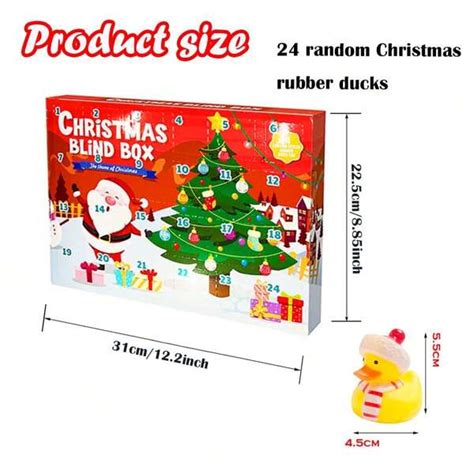 24 Pcs Rubber Duck Advent Calendar 2023 Advent Calendar 2023