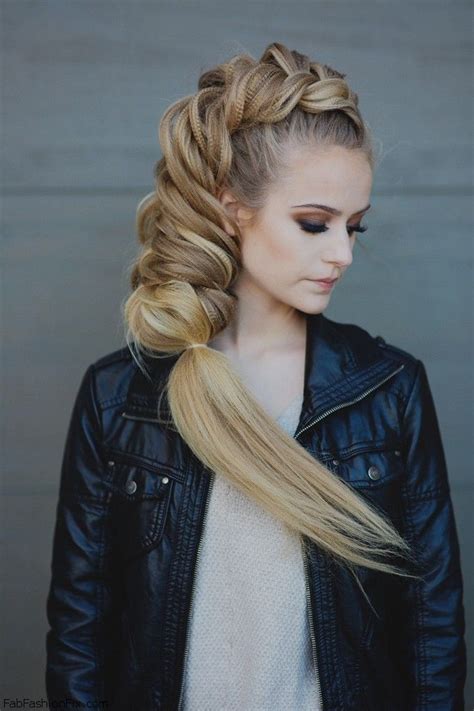 Fishtail braids also tend to look better when they get a little messy, so you'll be able to wear them all day. Pulled apart Dutch fishtail braid hairstyle tutorial | Fab ...