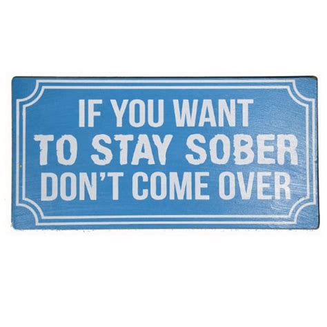 Stay Sober Sign Etsy