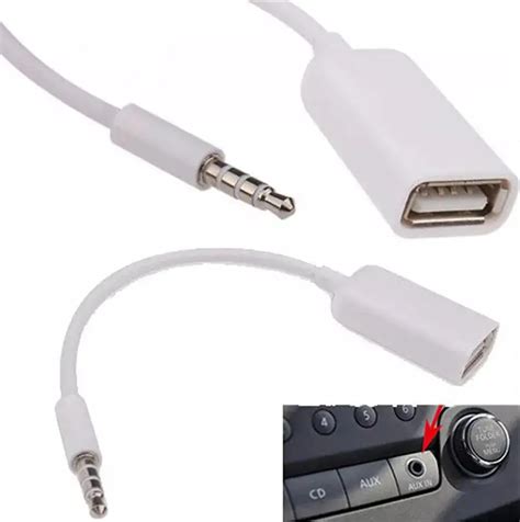 3 5mm Male Aux Audio Plug Jack To Usb 2 0 Female Converter Cable Jack Audio Otg In Computer