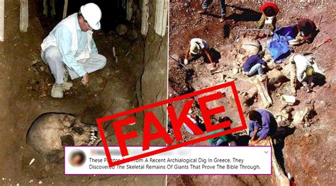 Fact Check News Giant Human Skeletons Uncovered In Recent Archaeological Dig In Greece Are