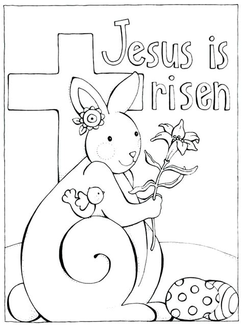 Jesus Is Risen Coloring Page At Free Printable