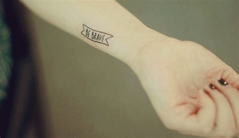 Minimalist Tattoo Design With Message Design Of Tattoosdesign Of Tattoos
