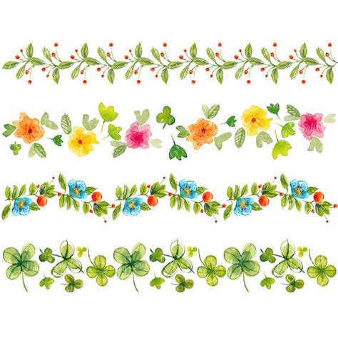 Water Color Borders And Spacers Clipart Clipground