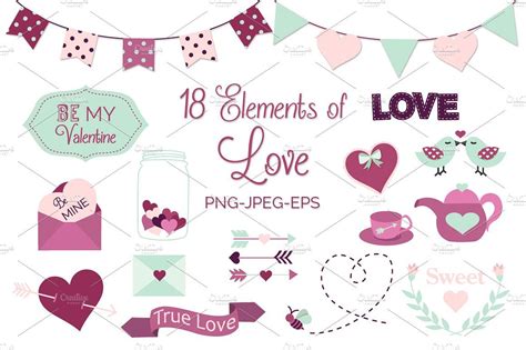 Valentines Day Elements | Valentines cards, Valentines, Love valentines