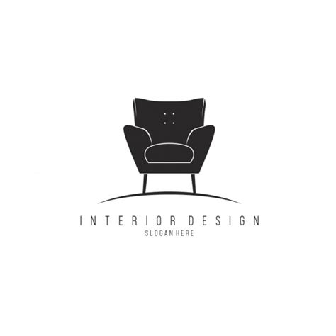 Premium Vector Chair Furniture Interior Design Logo