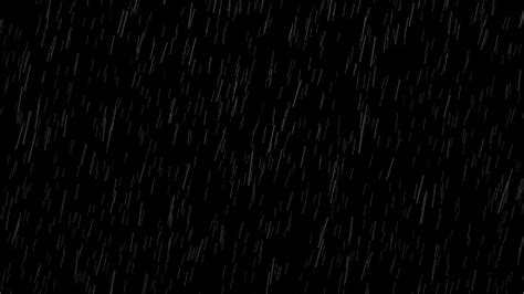 Falling Raindrops On Black Background Black And White Luminance Matte