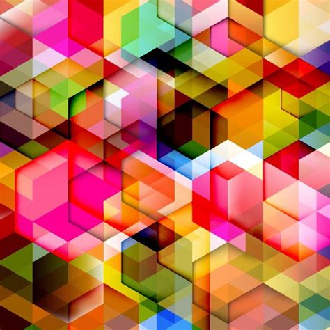 Colorful Geometry Design Abstract Background Vector Illustration Free