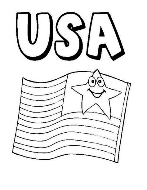 Next up, we have some fun and cute 4th of july coloring pages that are perfect for your toddlers, preschoolers, and kindergartners. American Flag On Independence Day Coloring Page - Download ...