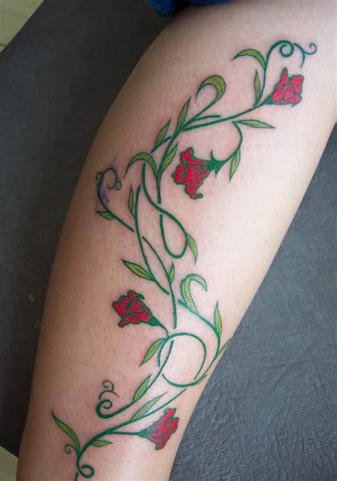 By adding a diamond which stands for prosperity. Feminine Flower Tattoos For Women