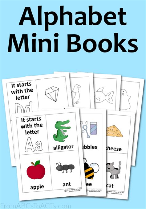 Learn The Alphabet Mega Pack Alphabet Mini Book Alphabet Preschool