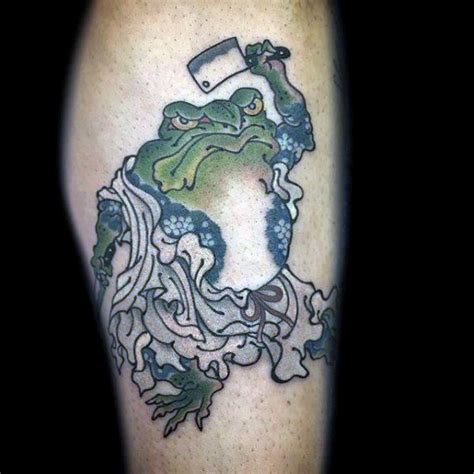They are quite popular and most you might have seen the tattoo of a frog without noticing. 60 Japanese Frog Tattoo Ideas For Men - Amphibian Designs