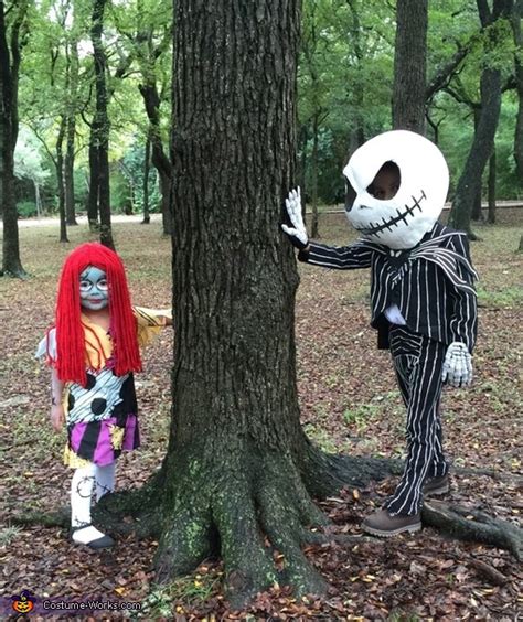 Jack And Sally Skellington Kids Costume Original Diy