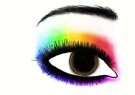 Rainbow Eye Makeup By Felijeli On Deviantart