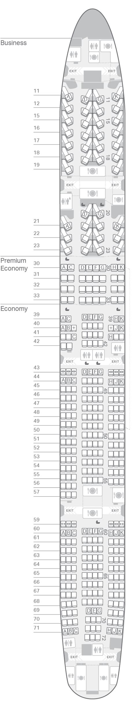 Boeing Emirates Seating Chart Two Birds Home
