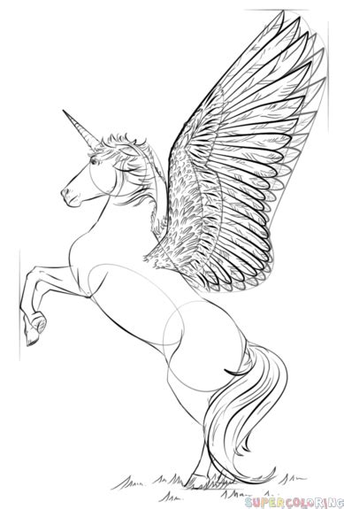 Maybe you would like to learn more about one of these? How to draw a realistic unicorn | Step by step Drawing ...