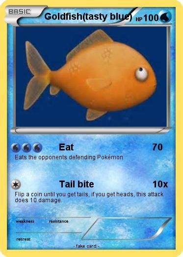 Pokémon Goldfish Tasty Blue Eat My Pokemon Card