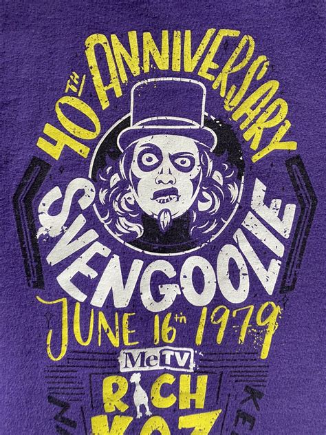 svengoolie 40th anniversary limited edition t shirt gem