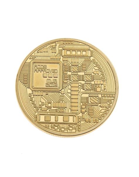 Tatsächlich gibt es münzen, die auf bitcoin lauten. Echter' Goldene Bitcoin Muenze - 40mm - Gadget Dojo