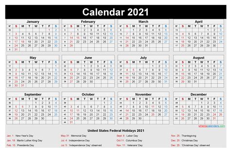 Printable 2021 Calendar Calendar Printables Free Blank