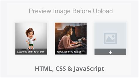 How To Preview Image Before Upload Using Javascript Youtube