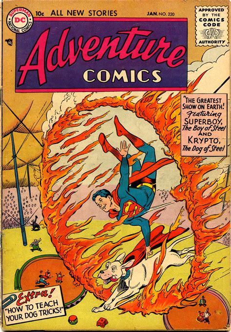 Days Of Adventure Adventure Comics 220 January 1956