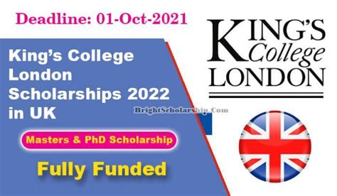 Kings College London Chevening Scholarship 2023 In Uk Fully Funded Artofit