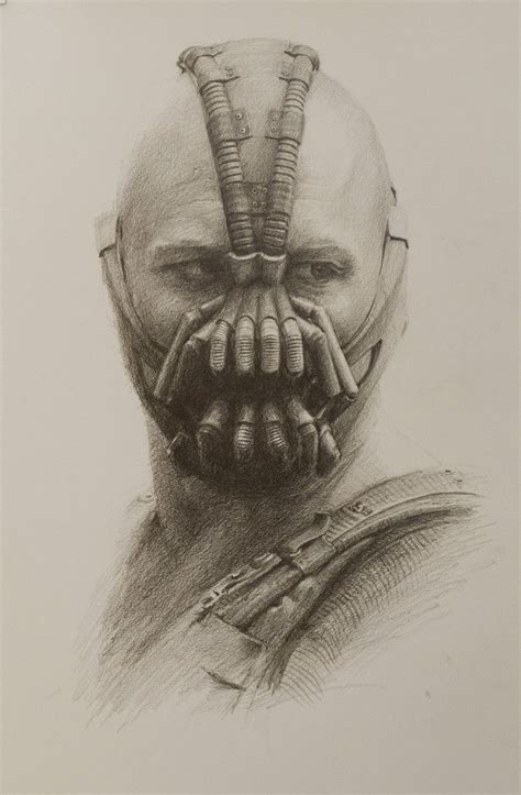 Bane A Pencil Study By Vee209 On Deviantart Bane Art Tom Hardy Bane