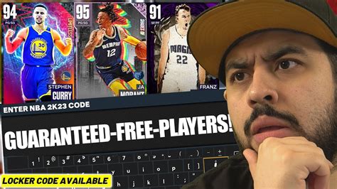 Finally New Locker Codes New Locker Code For Any Guaranteed Free Player Nba 2k23 Locker Codes