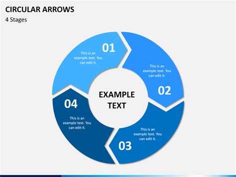Powerpoint Circular Arrow Template