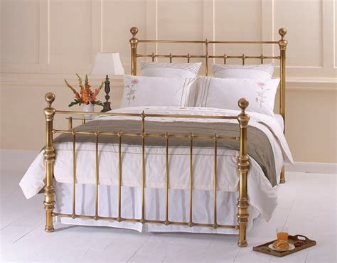 Classic style metal bed frame. OBC Waterford 6ft Super Kingsize Brass Metal Bed Frame by ...