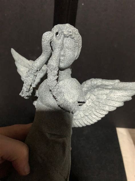 Doctor Who Inspired Weeping Angel Tree Topper Hard Wings Etsy