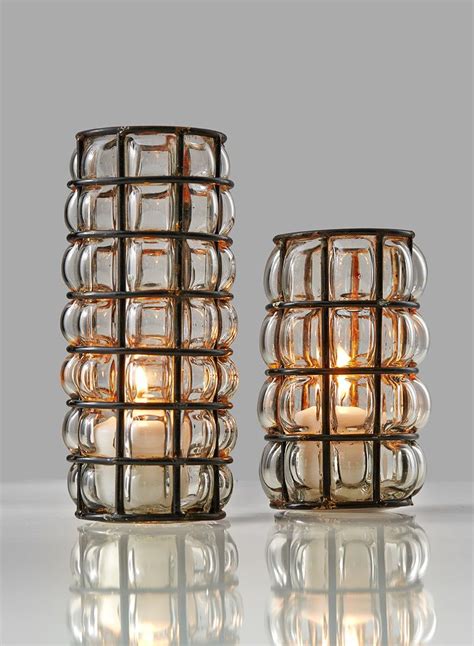 6in Blown Glass Cylinder Glass Cylinders Glass Wholesale Candle Holders