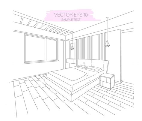Premium Vector Three Dimensional Modern Apartment Sketch