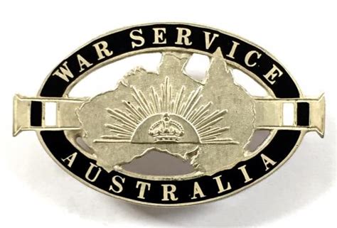 Sally Bosleys Badge Shop Wwi War Service Australia 1917 Hallmarked